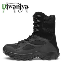New Autumn Winter Military Boots Outdoor Male Hiking Boots Men Special Force Desert Tactical Combat Ankle Boots Men Work Boots